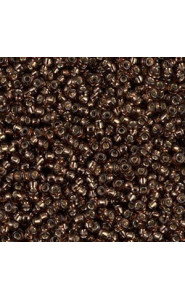Miyuki rocailles Perlen 11/0 - Silver lined root beer 11-5D